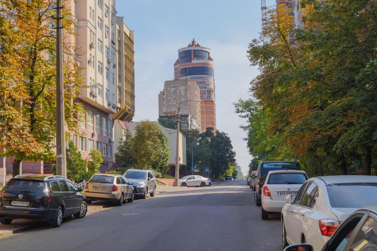 1 Комнатная Квартира По Улице Предславинская, 12 Kiev Exteriör bild